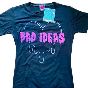 Medium Too Fast Bad Ideas Town Back Tee Shirt